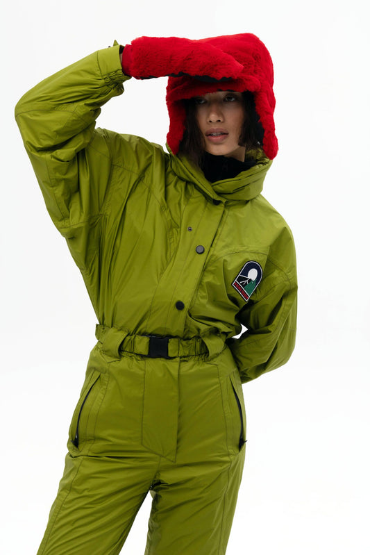 Women’s Lime Green Ski & Snowboard Jumpsuit