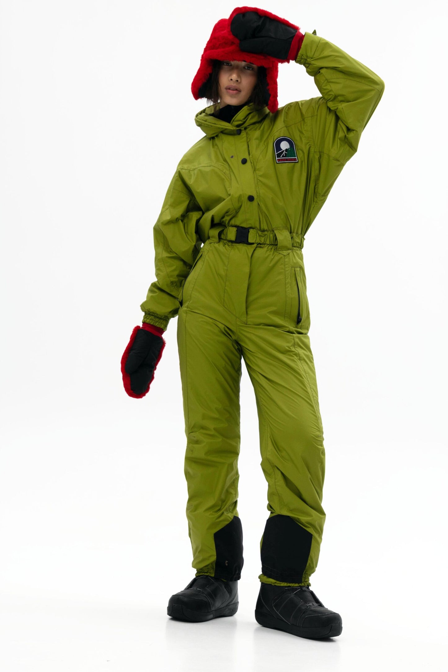 Women’s Lime Green Ski & Snowboard Jumpsuit
