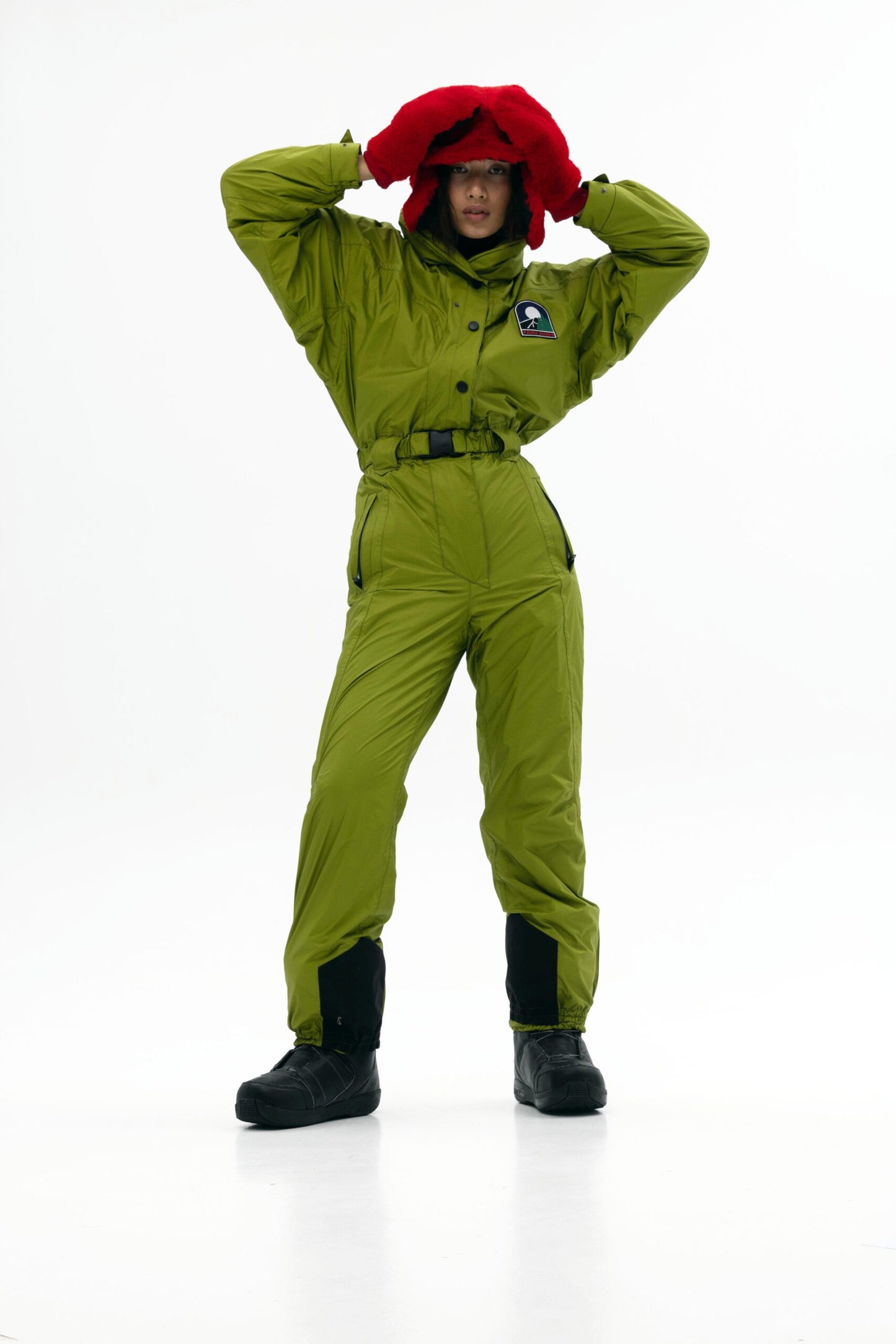 Women’s Lime Green Ski & Snowboard Jumpsuit