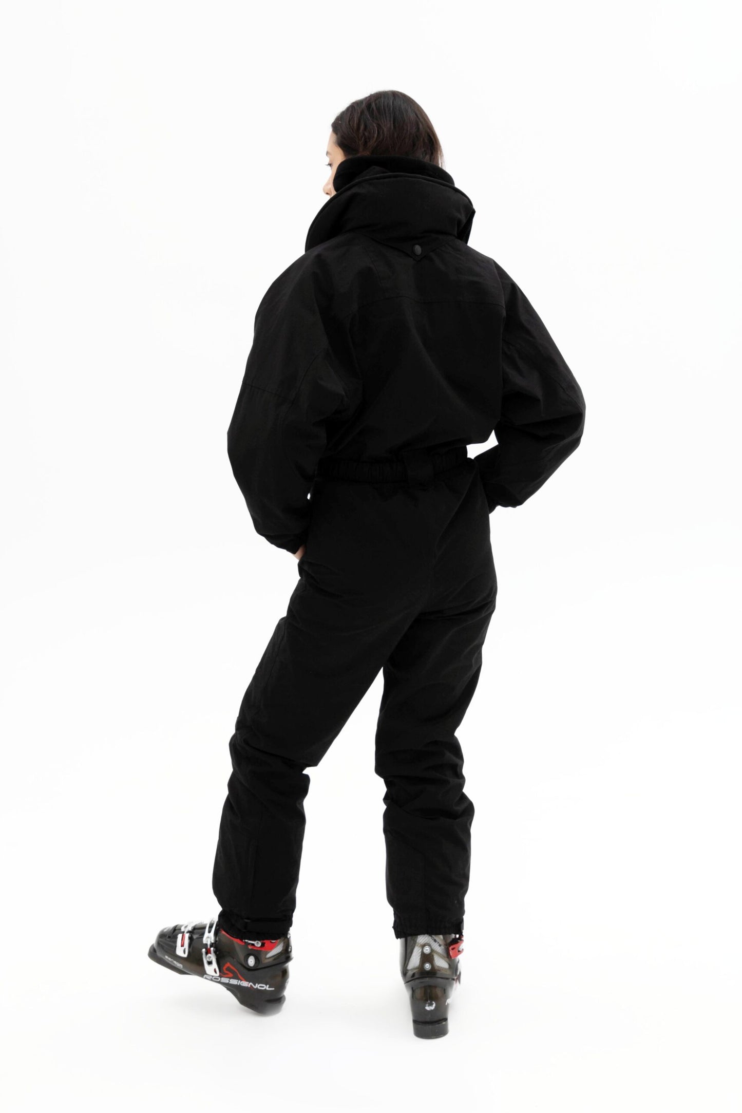 Women’s Black Waterproof Ski Jumpsuit