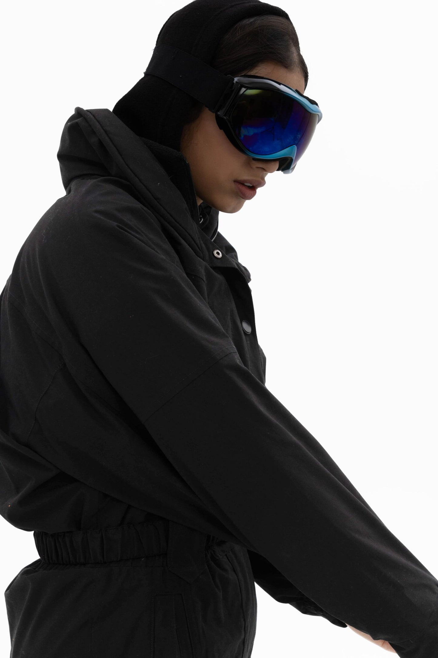 Women’s Black Waterproof Ski Jumpsuit