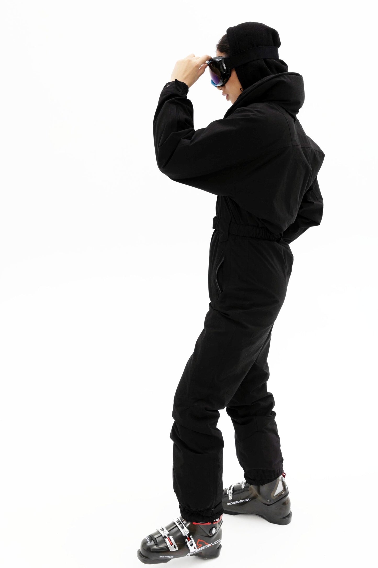 Women’s Black Waterproof Ski Jumpsuit