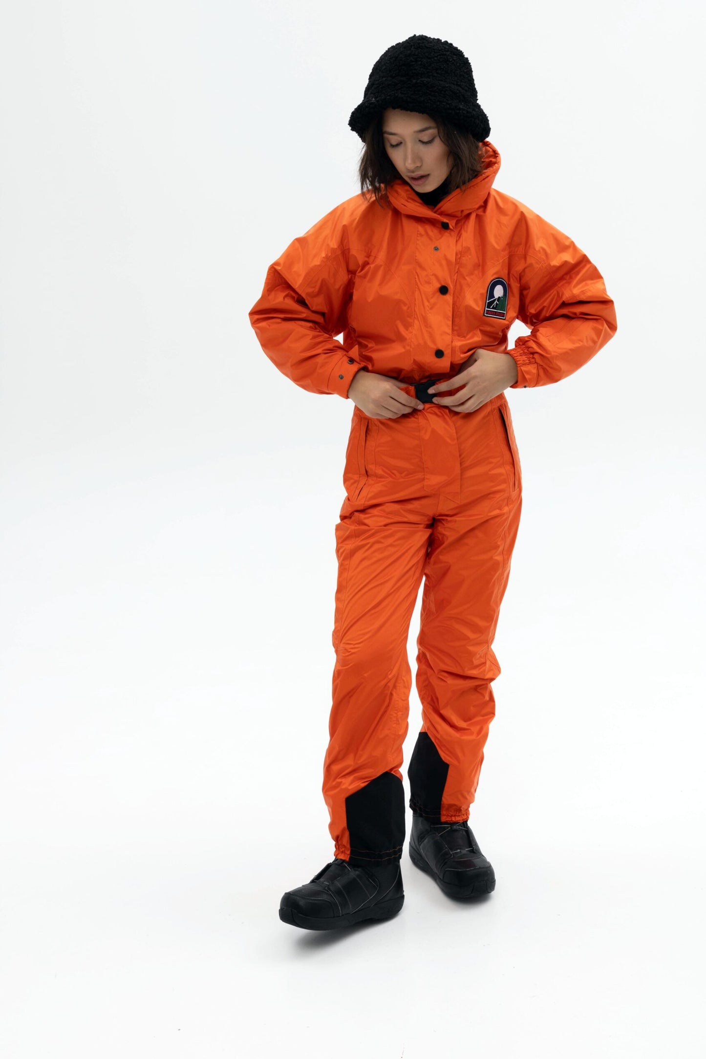 Women’s Orange Ski & Snowboard Jumpsuit