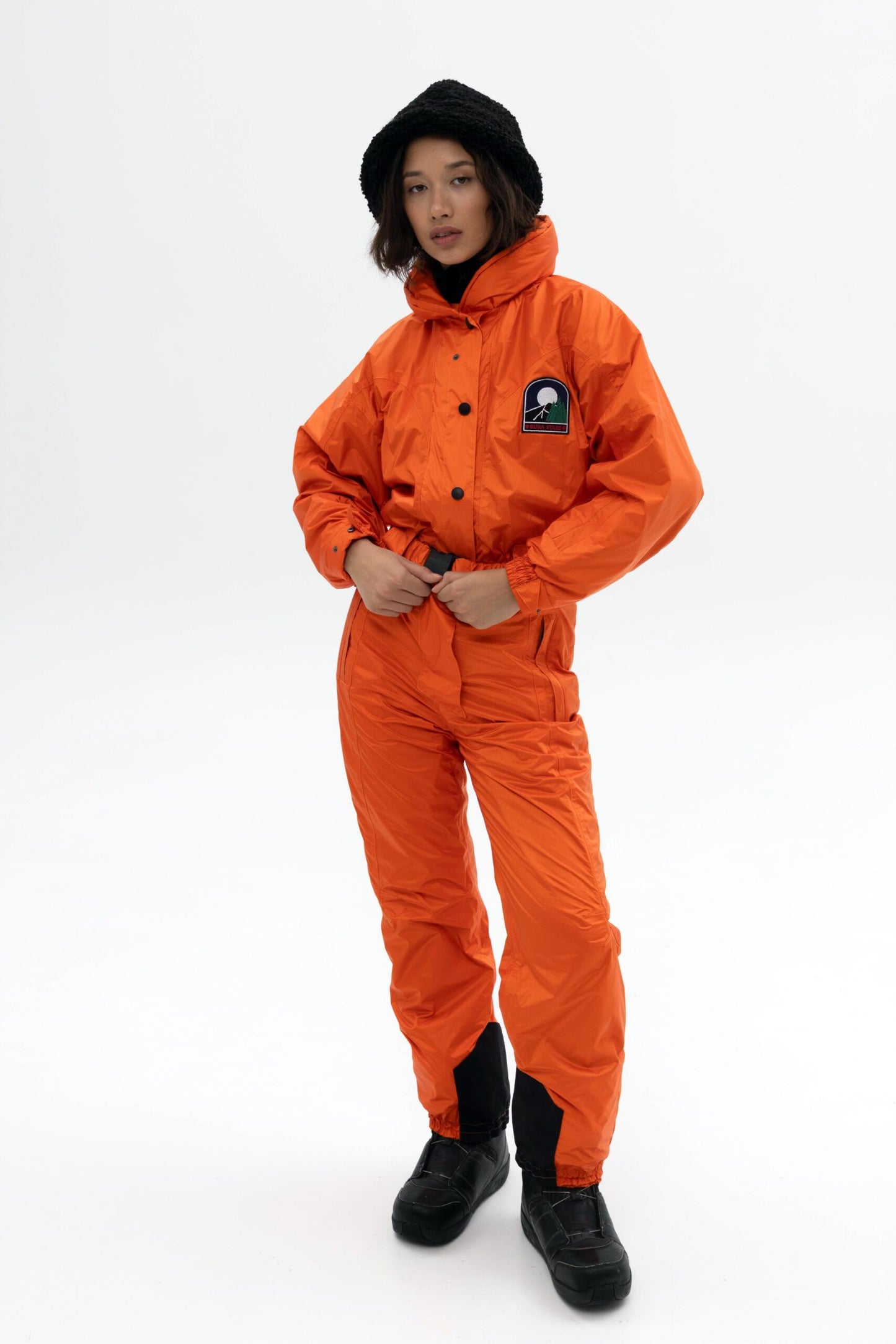 Women’s Orange Ski & Snowboard Jumpsuit