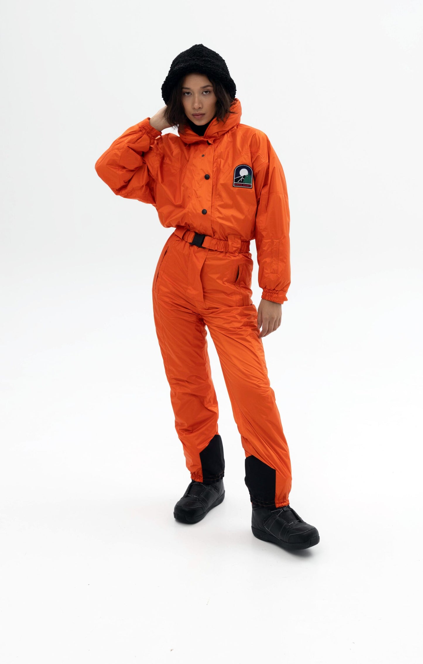 Women’s Orange Ski & Snowboard Jumpsuit