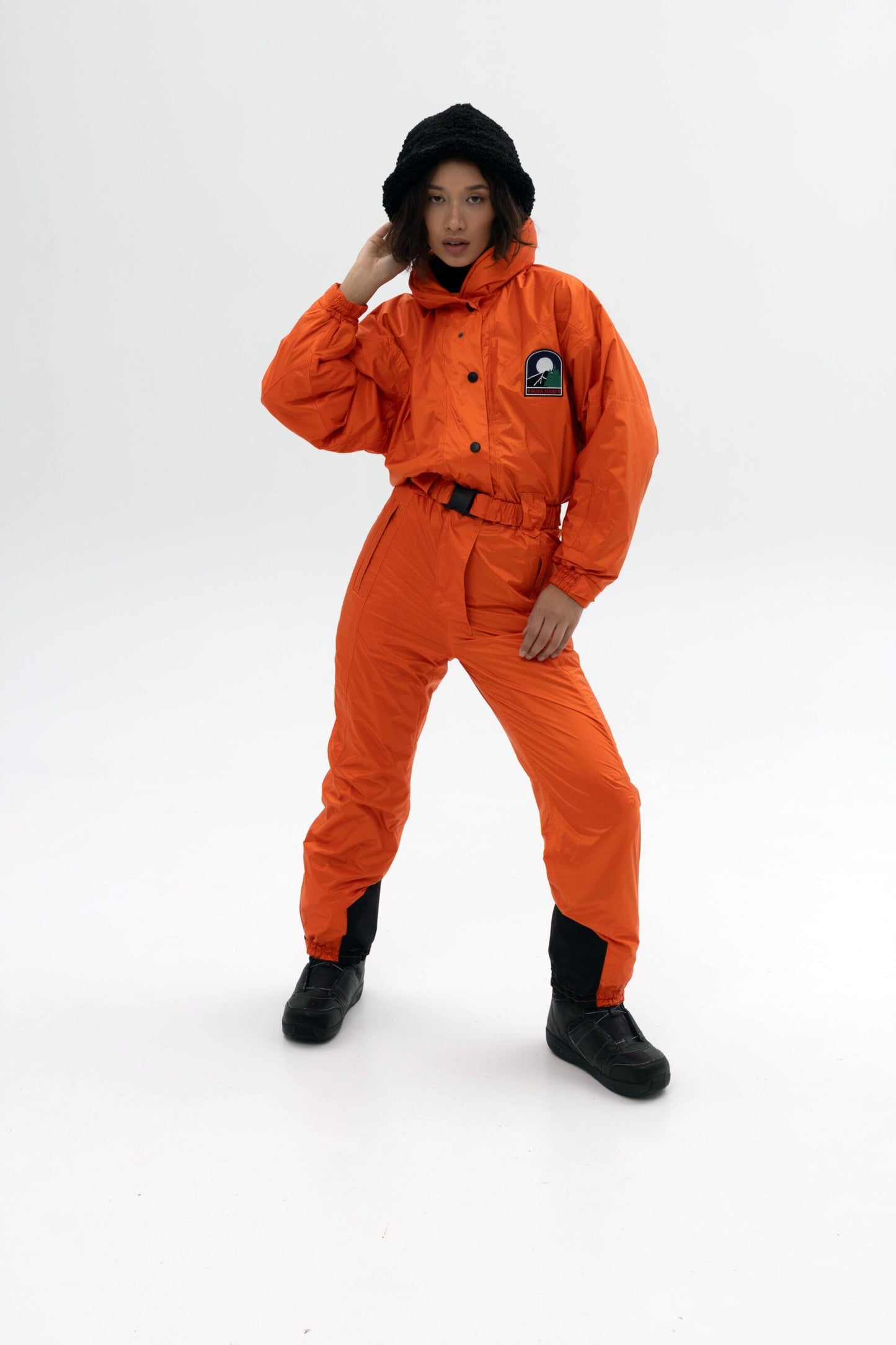 Women’s Orange Ski & Snowboard Jumpsuit