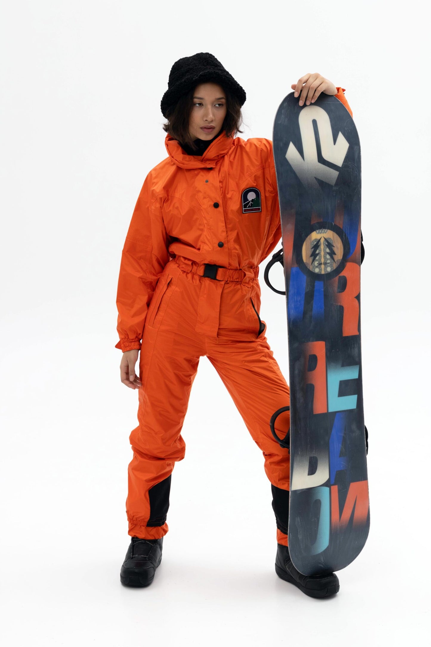 Women’s Orange Ski & Snowboard Jumpsuit
