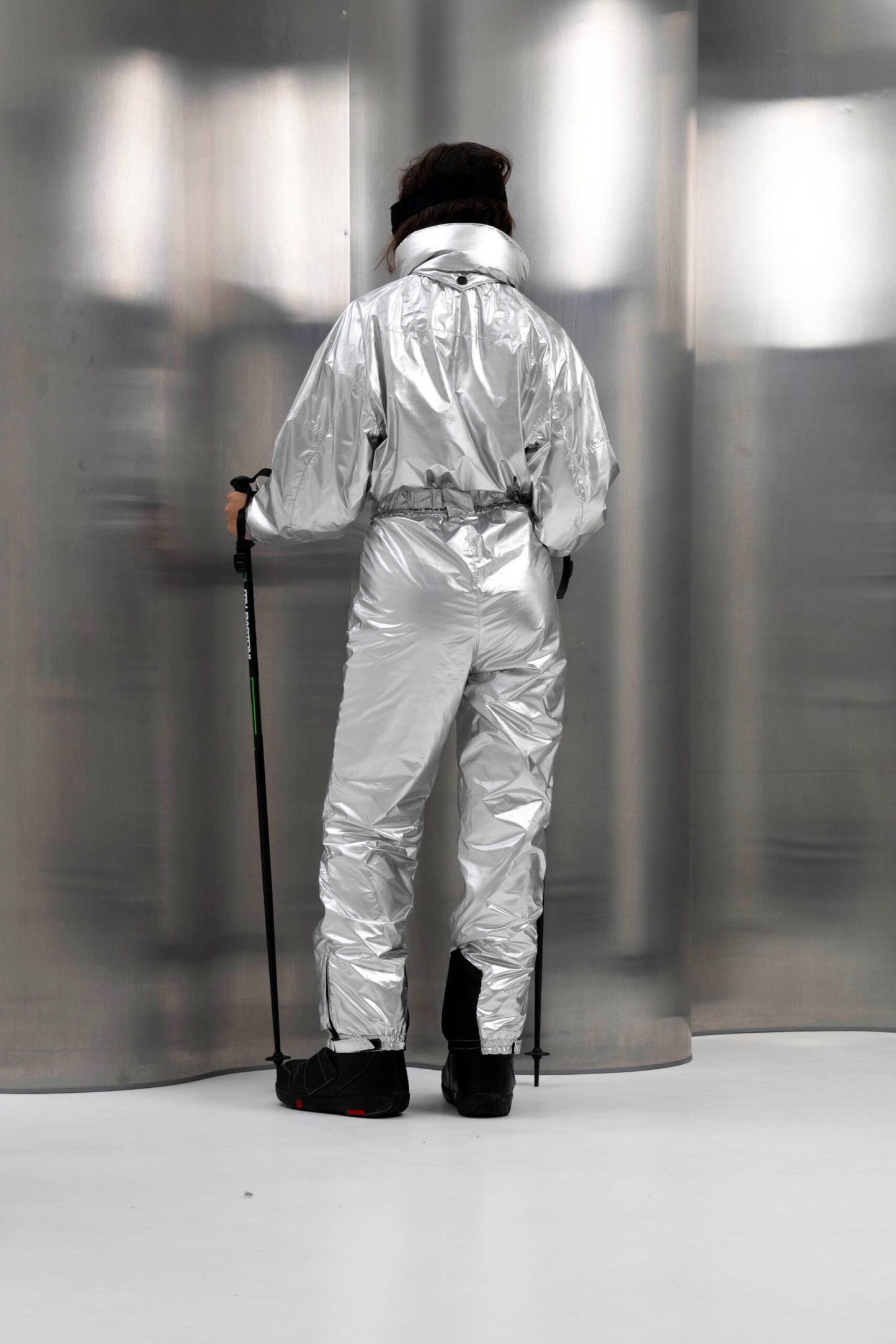 Women’s Metallic Winter Ski Jumpsuit | Waterproof Ski & Snowboard Suit