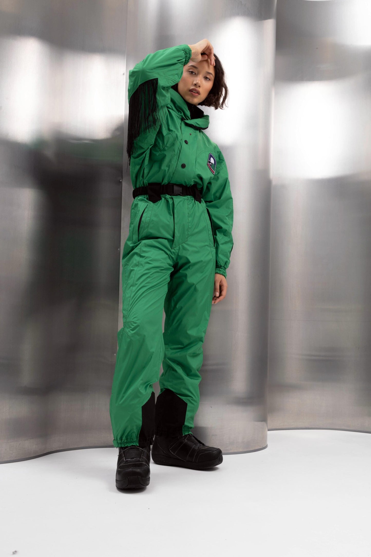 Women’s Green Ski & Snowboard Jumpsuit