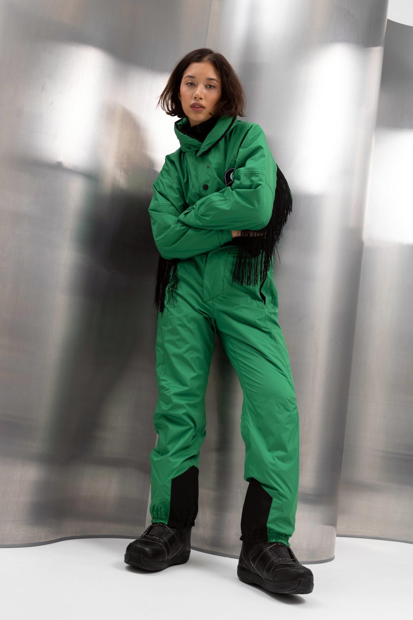 Women’s Green Ski & Snowboard Jumpsuit