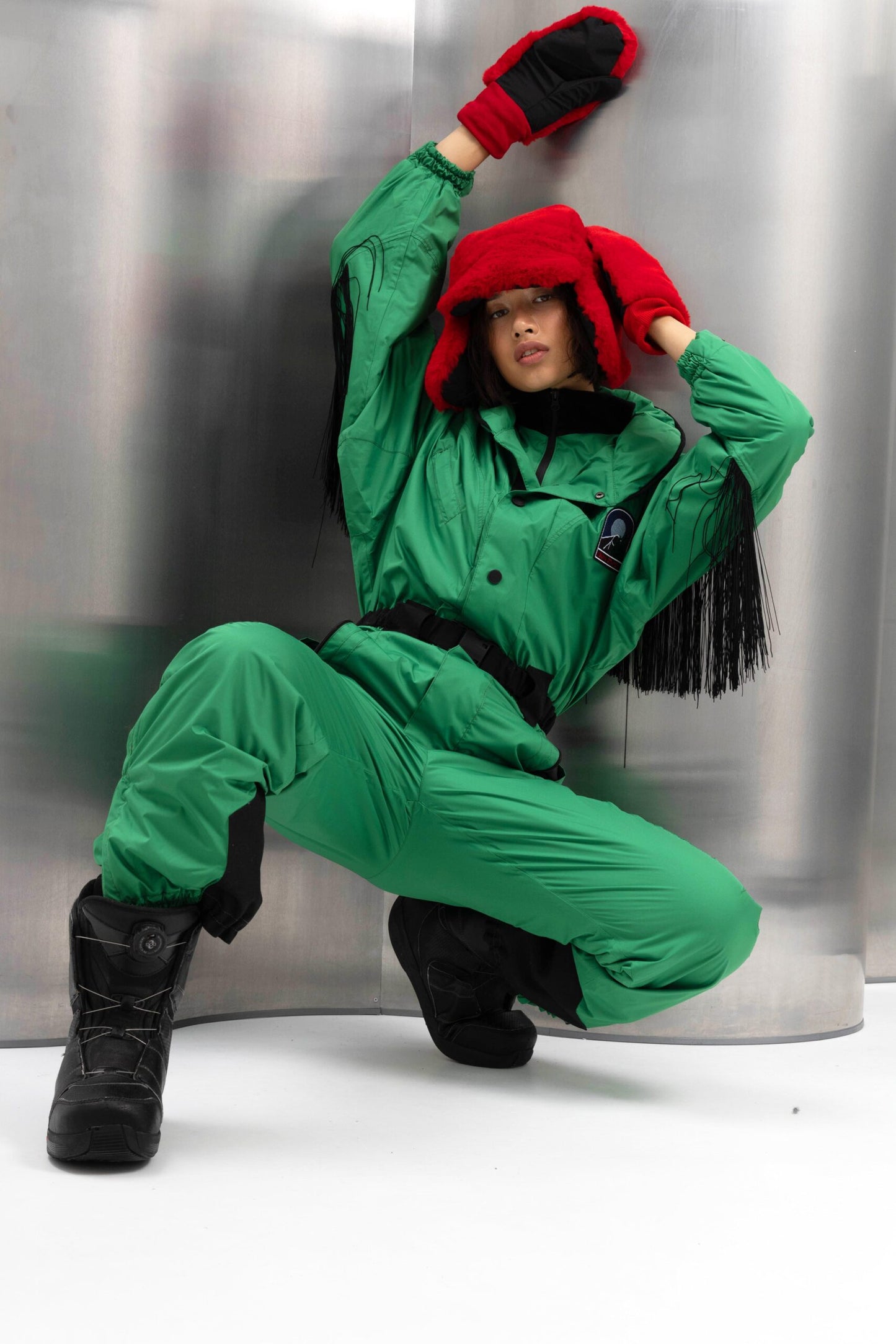 Women’s Green Ski & Snowboard Jumpsuit