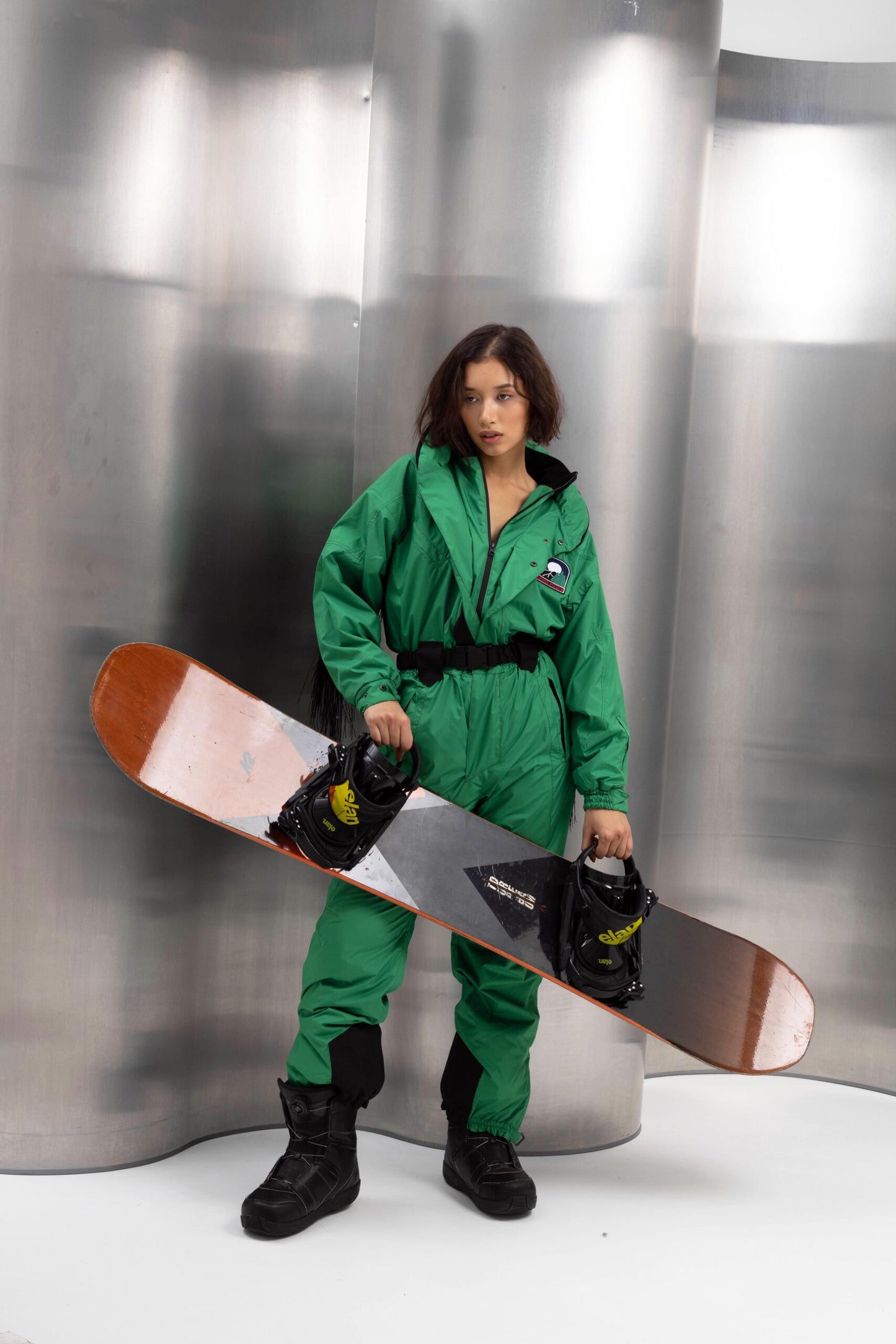 Women’s Green Ski & Snowboard Jumpsuit