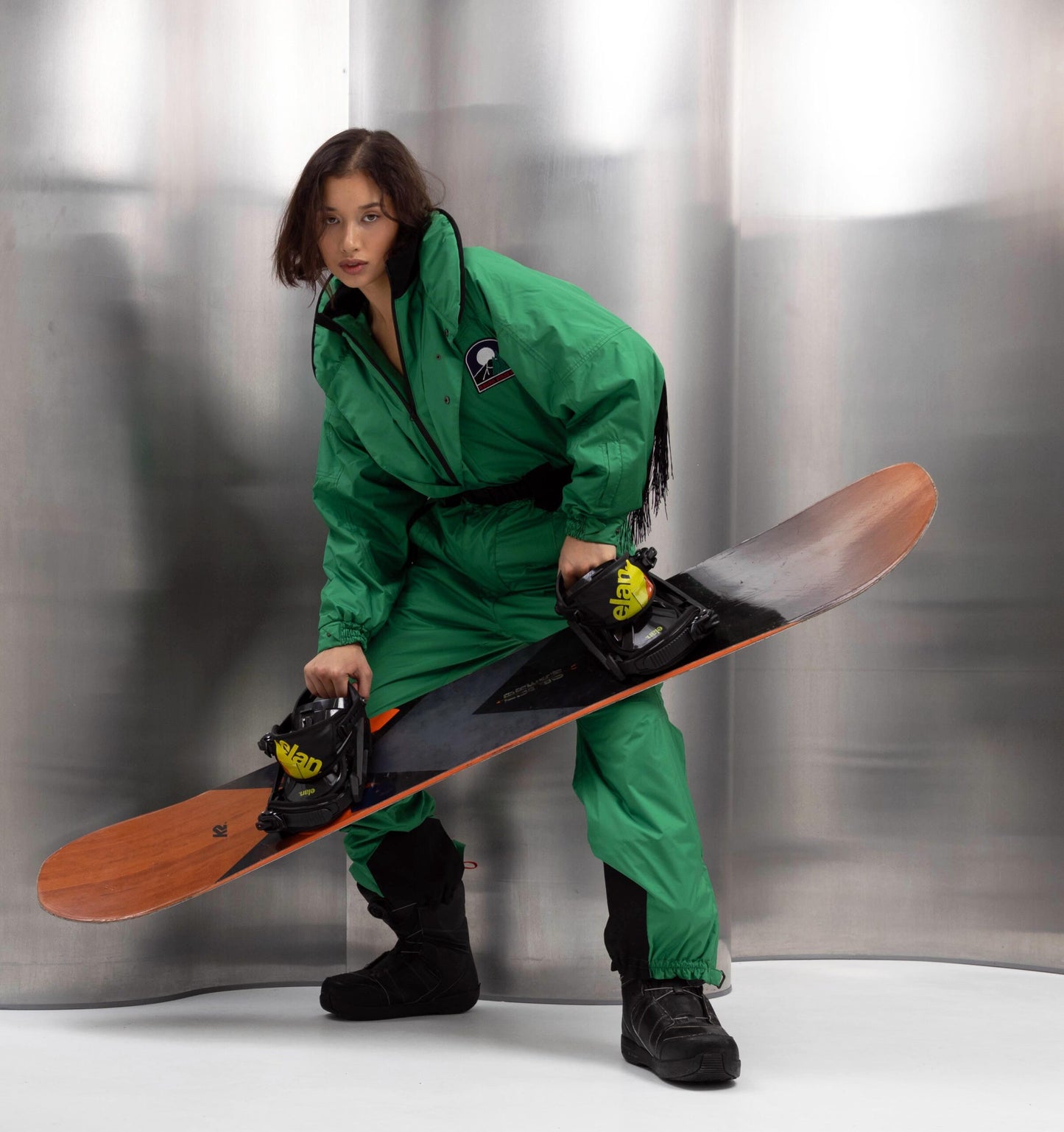 Women’s Green Ski & Snowboard Jumpsuit